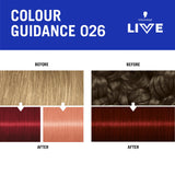 Schwarzkopf 026 Dark Red semi permanent hair dye British product