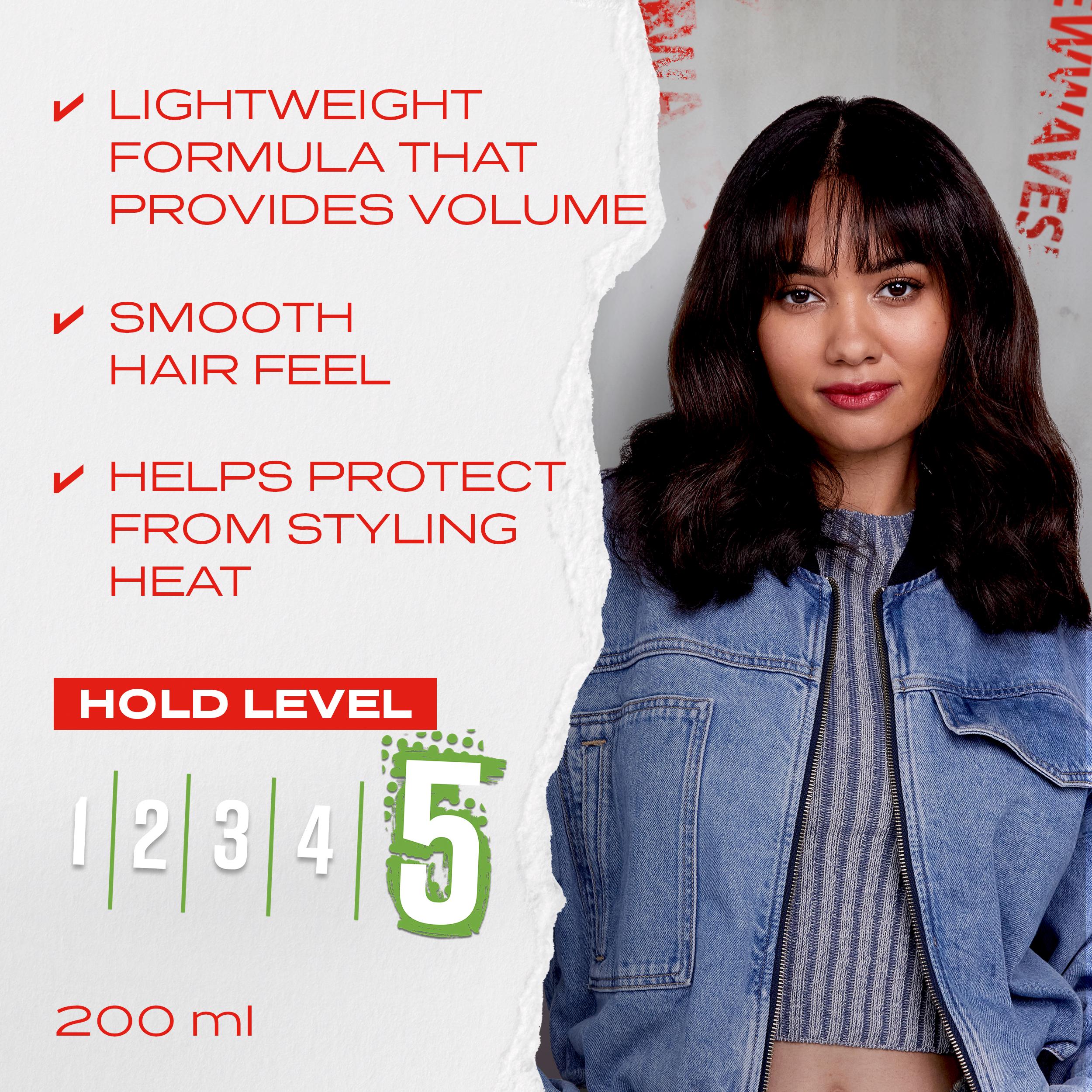 Wella Shockwaves Volume Mousse 200ml, imported from the UK