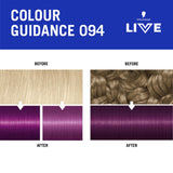 Schwarzkopf semi-permanent hair dye Purple Punk - British product