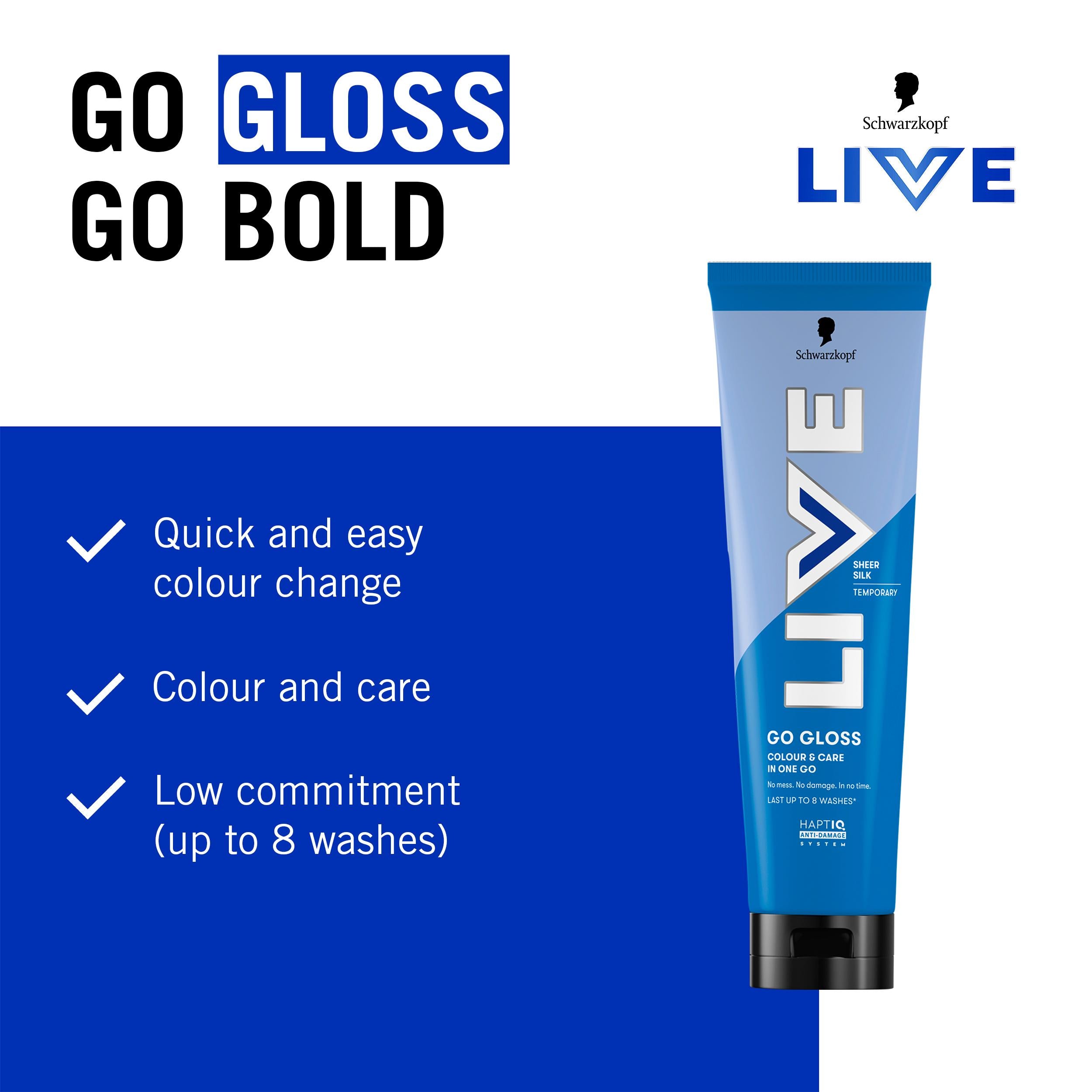 Schwarzkopf hair gloss Sheer Silk 150ml - British product
