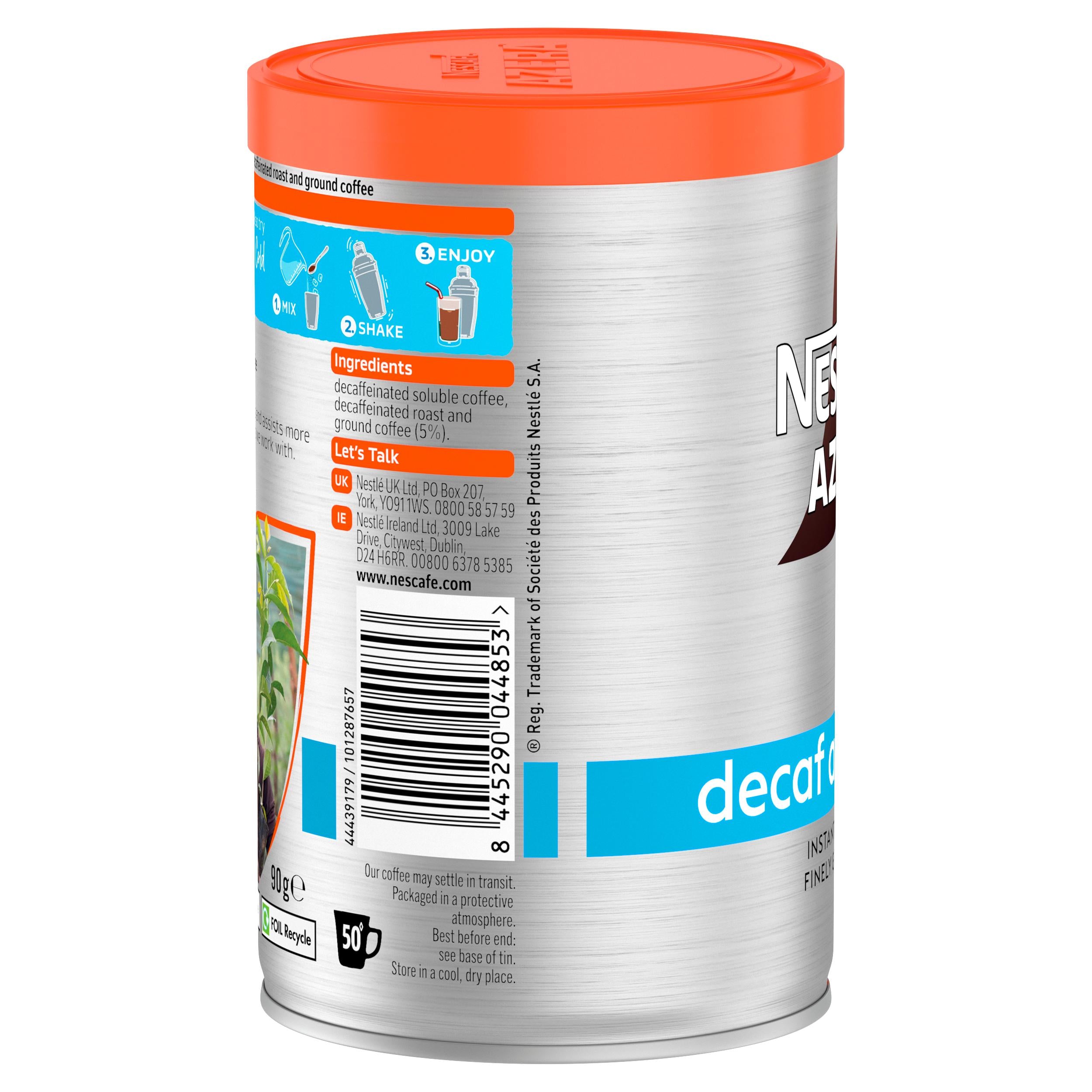 Nescafé Americano Decaf instant coffee 90g - British product