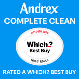 Andrex Complete Clean toilet rolls 24 pack - British product