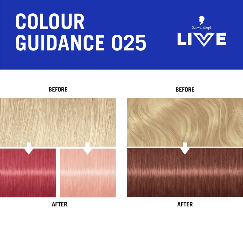 Schwarzkopf semi permanent hair dye Dusty Rose, UK version