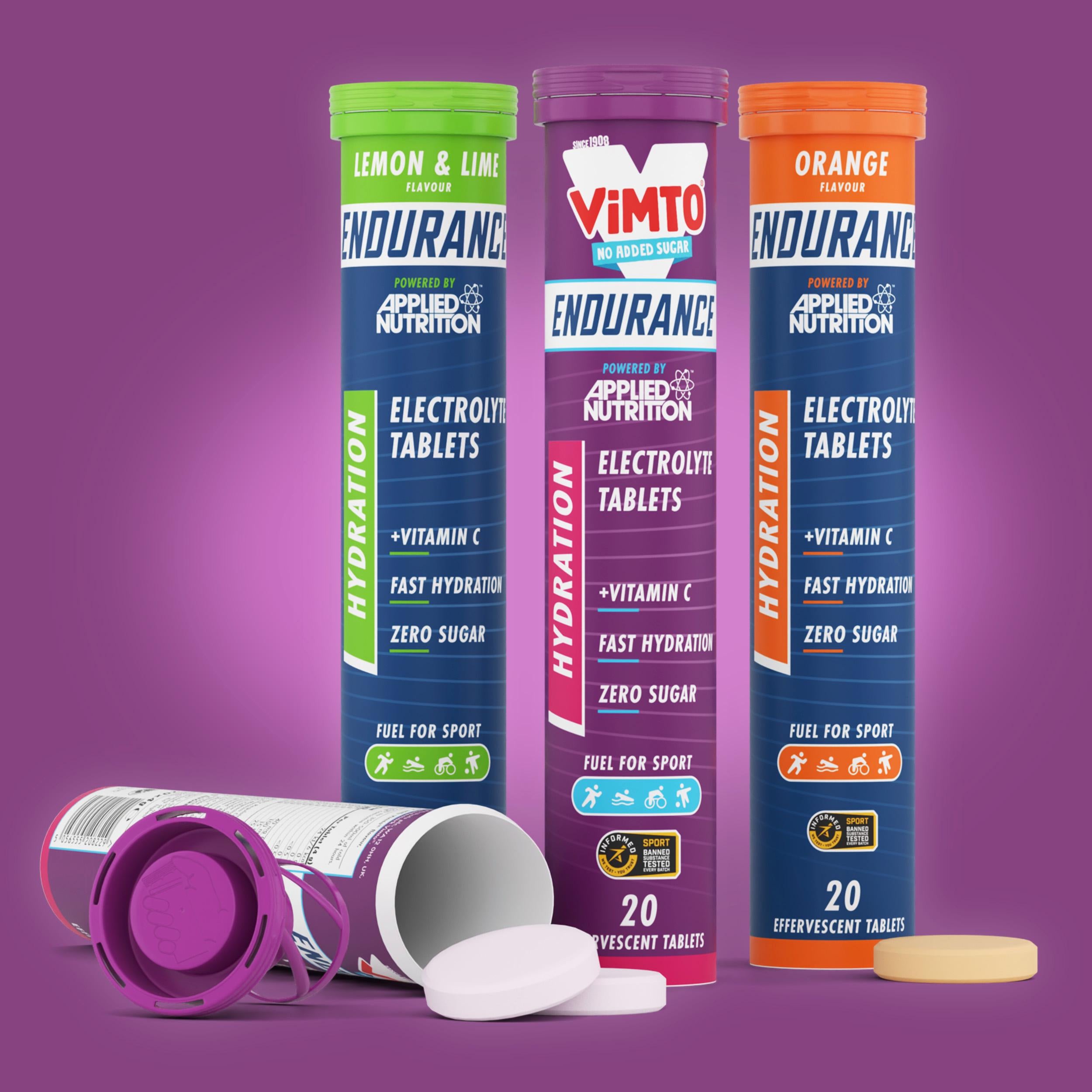 Applied Nutrition Vimto Electrolyte Tablets 80g - British product