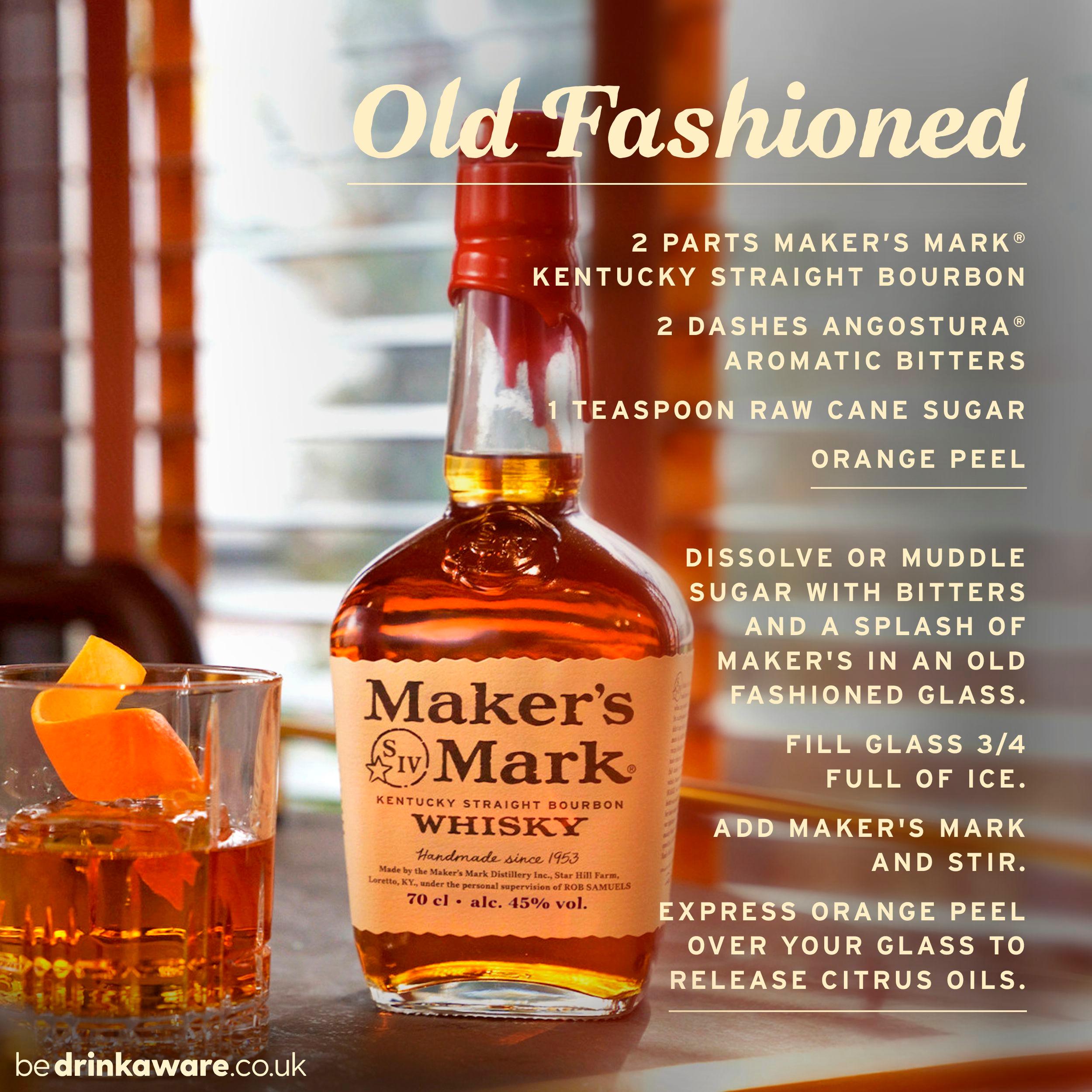 Maker's Mark Kentucky Straight Bourbon Whisky 70cl, imported from the UK
