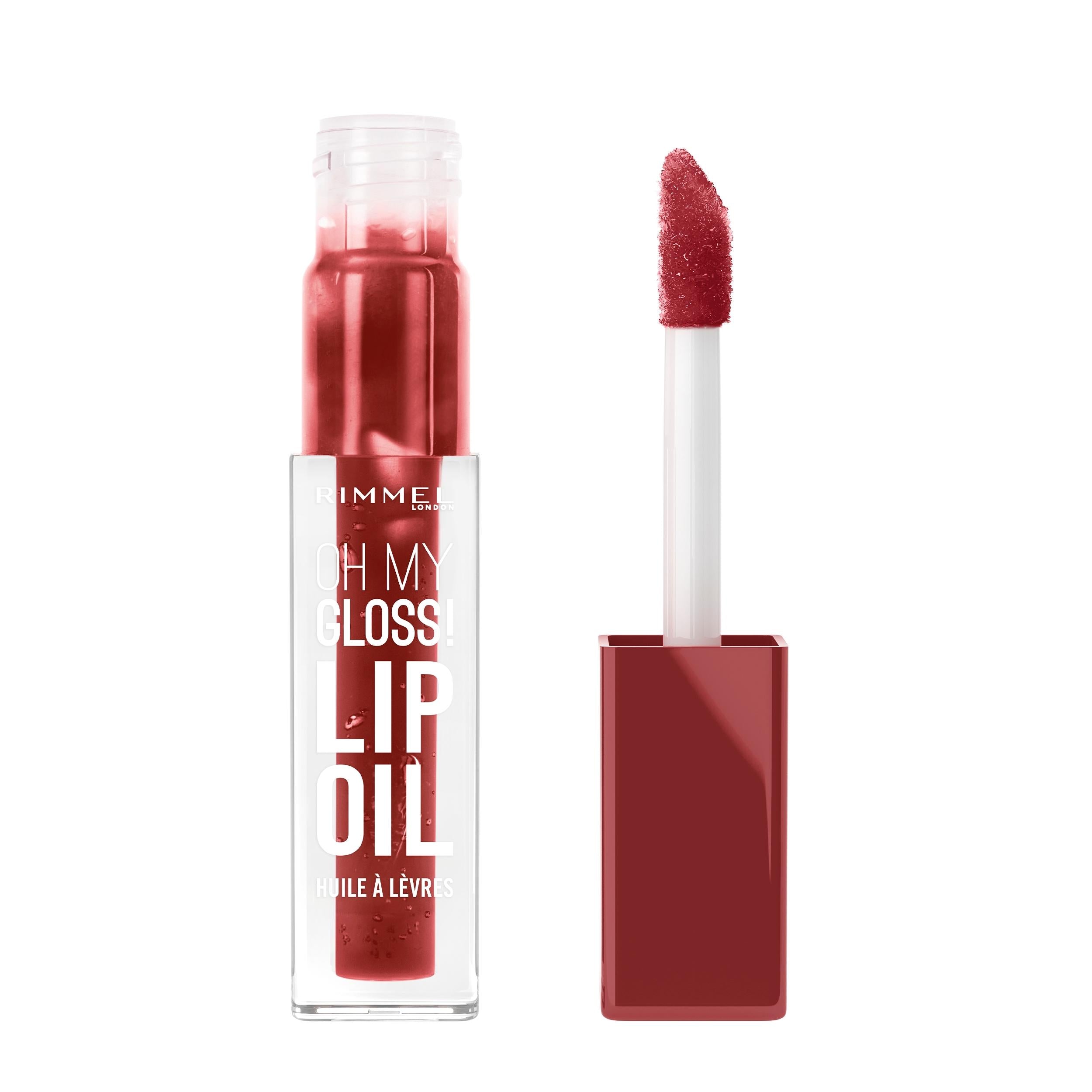 Rimmel London lip oil Deep Cherry 4.5ml, imported from the UK