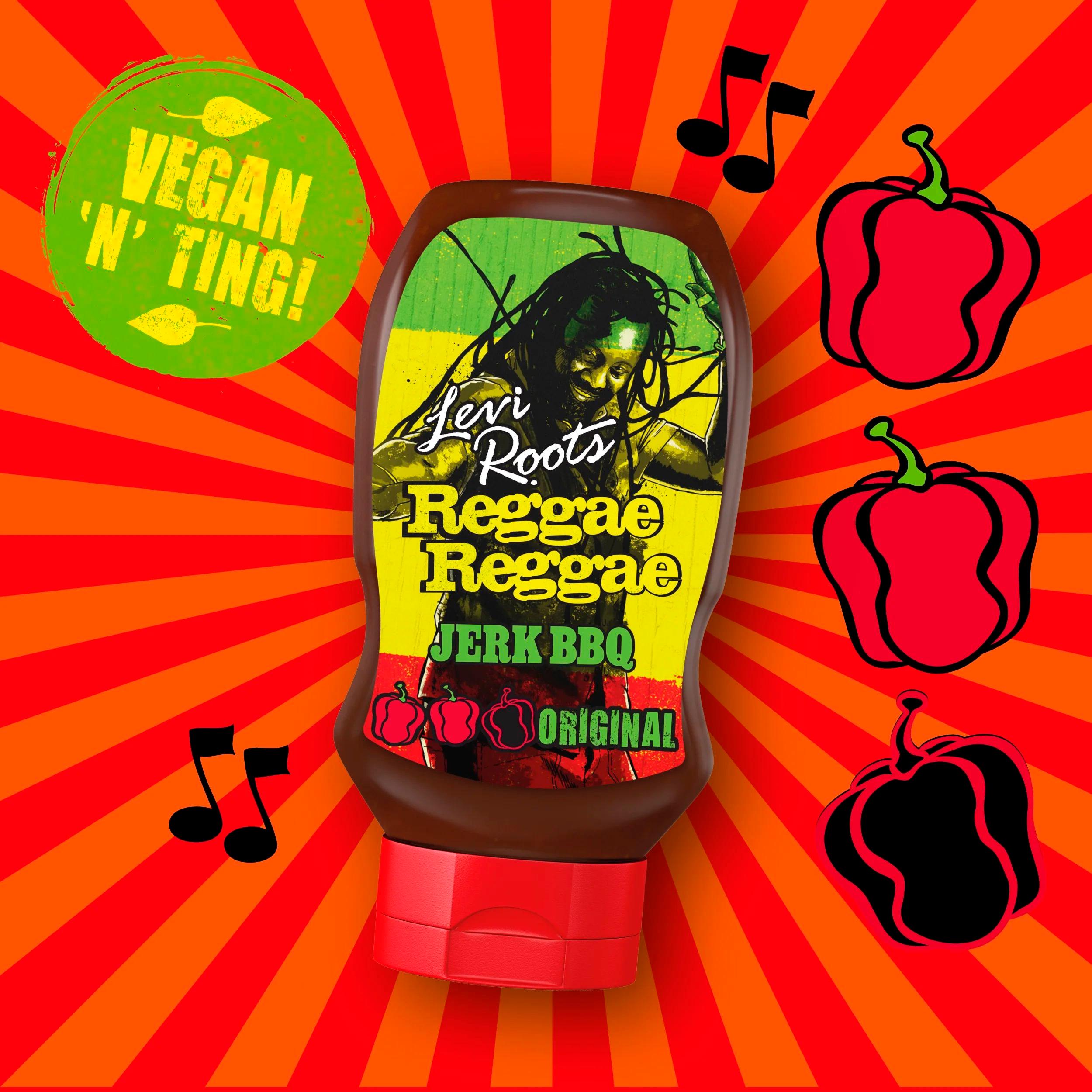 Levi Roots Jerk BBQ Sauce 330g, imported from the UK