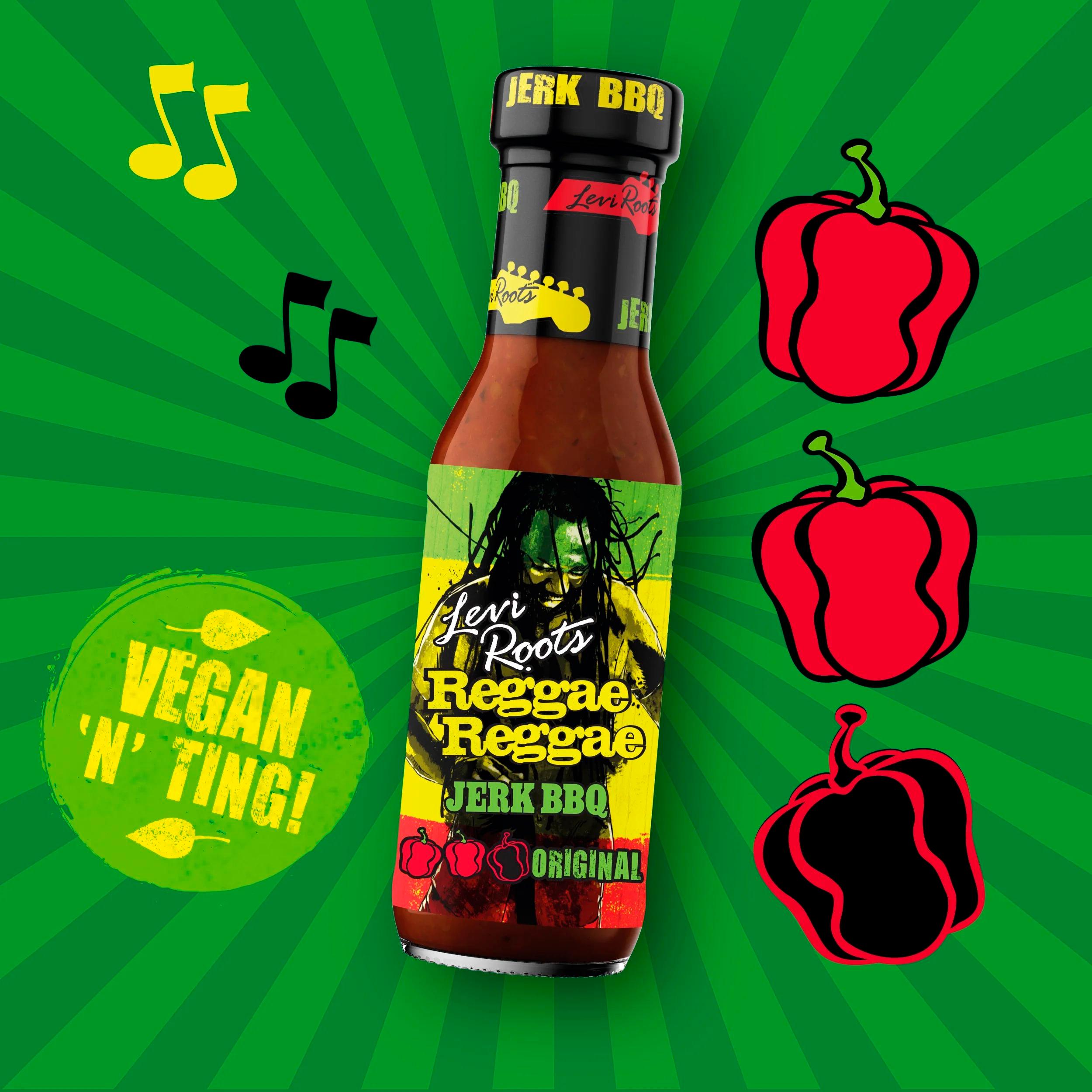 Levi Roots Reggae Reggae Jerk BBQ Sauce 290g - British product