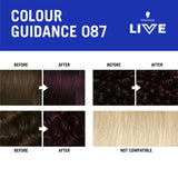 Schwarzkopf Mystic Violet hair dye 087, imported from the UK
