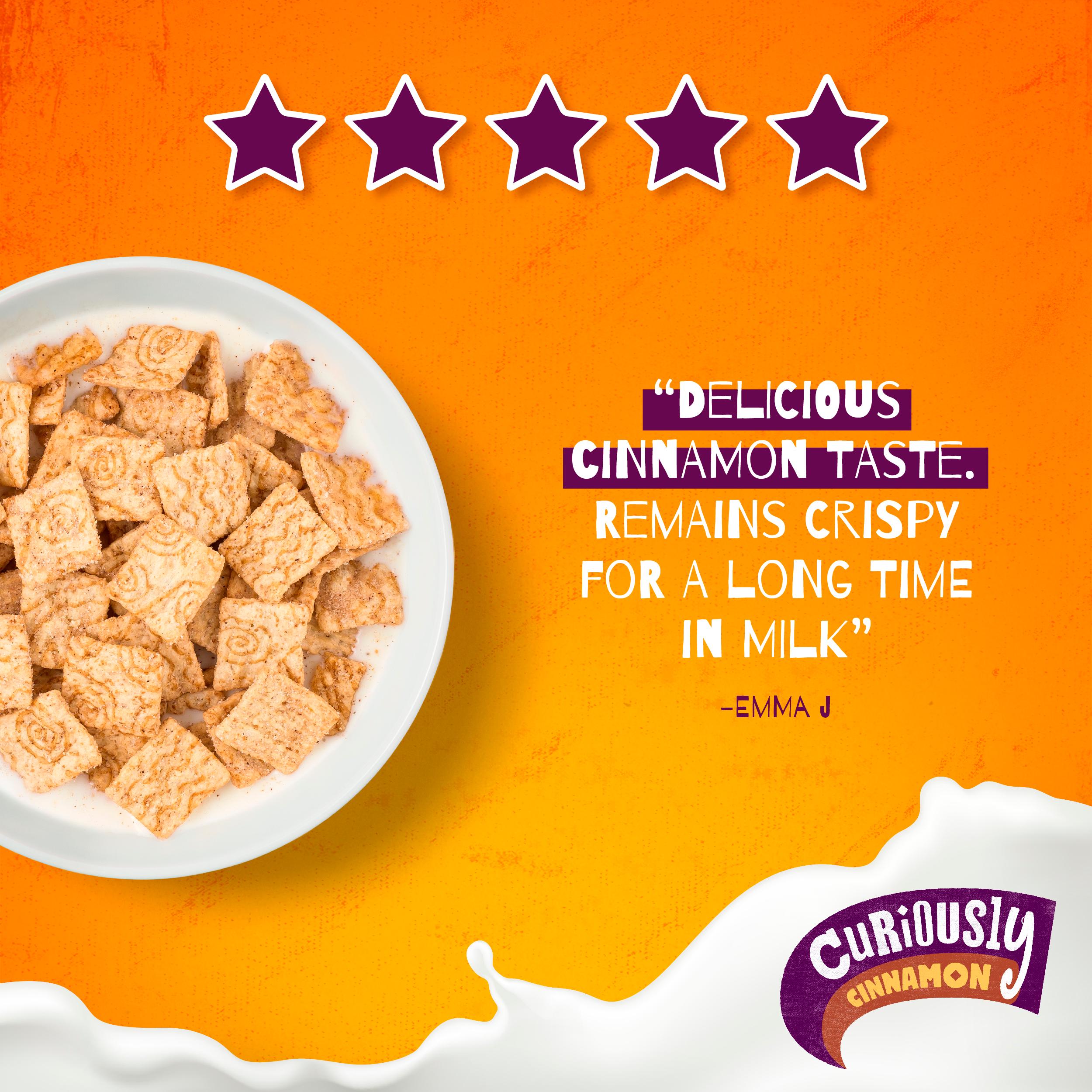 Nestle Curiously Cinnamon Cereal 375g, imported from the UK