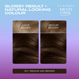 Clairol Nice'N Easy hair dye Medium Ash Brown, imported from the UK