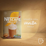 Nescafe vanilla latte instant coffee sachets 7-pack (British brand)