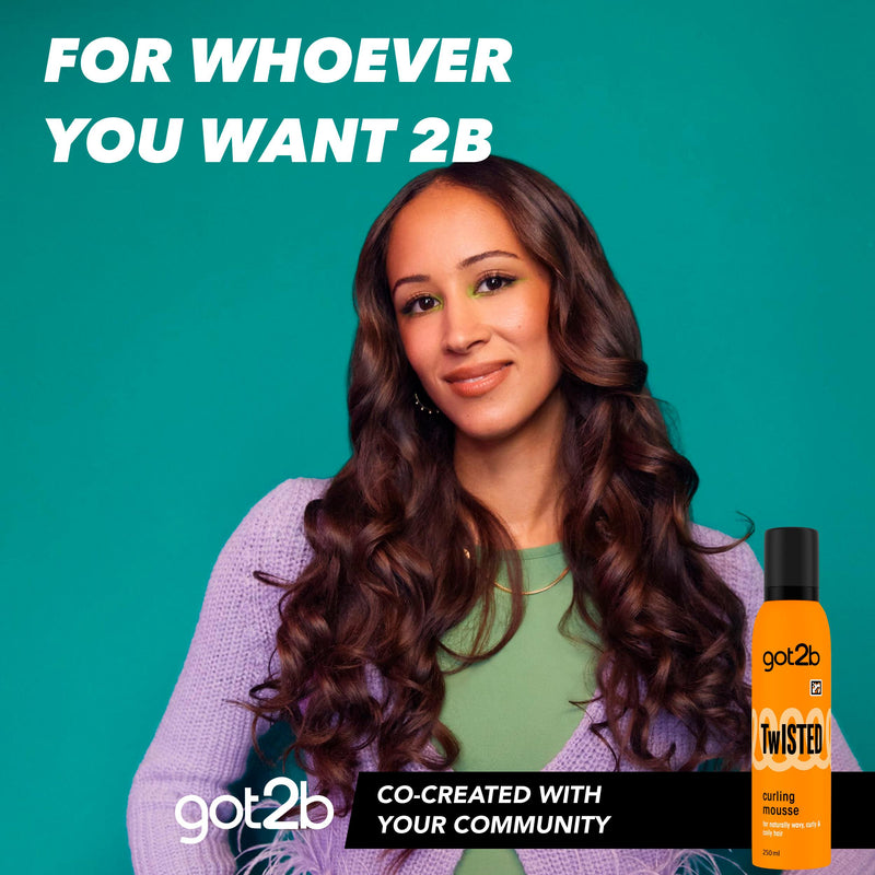 Got2b Twisted Curling Mousse 250ml - British product