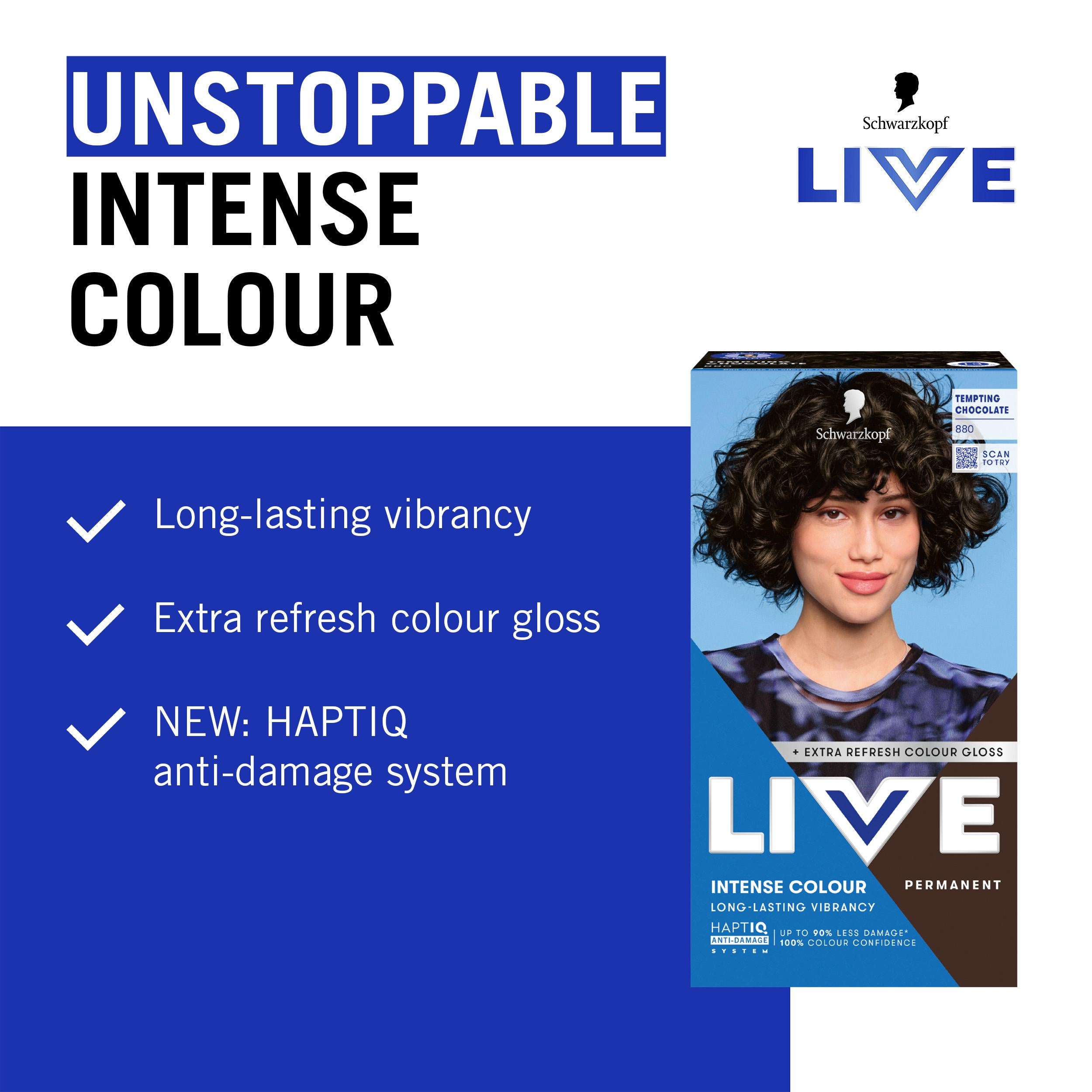 Schwarzkopf Tempting Chocolate permanent hair dye, UK version
