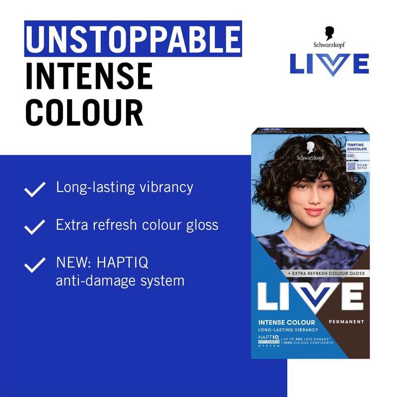 Schwarzkopf Tempting Chocolate permanent hair dye, UK version