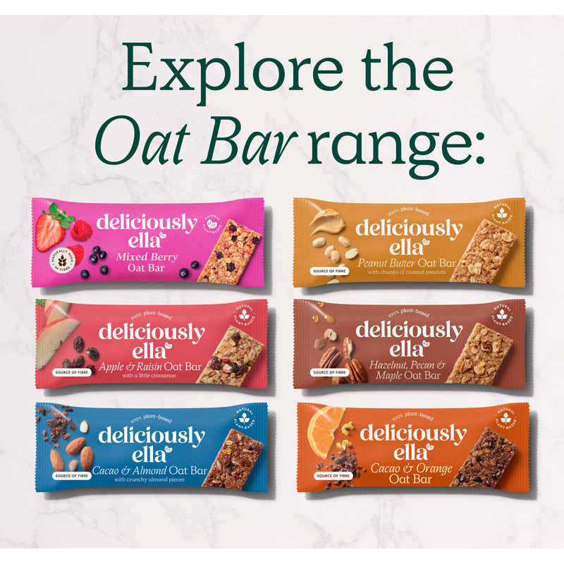 Deliciously Ella apple raisin oat bar 50g, UK version