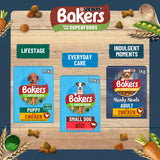 Bakers senior dry dog food chicken and veg 2.85kg, imported from the UK
