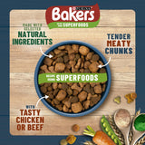 Bakers dry dog food chicken and veg 3kg, imported from the UK