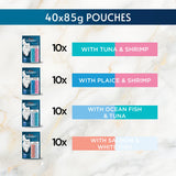 Gourmet cat food Ocean Collection 40x85g, UK version