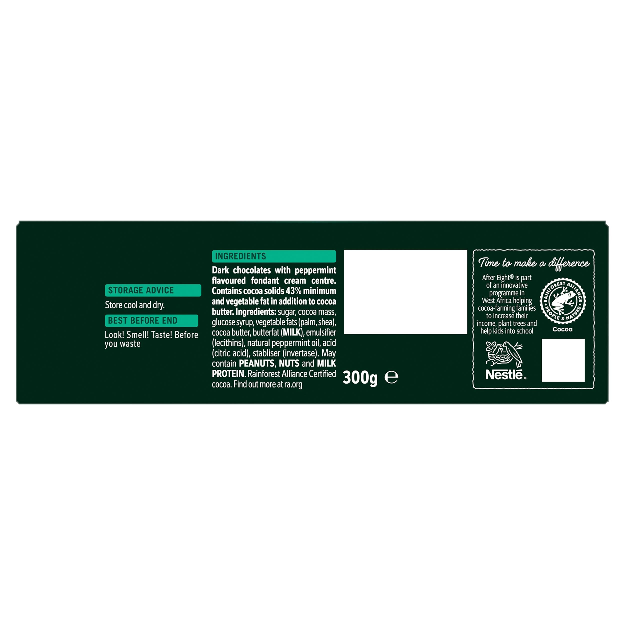 After Eight dark mint chocolate box 300g, UK version