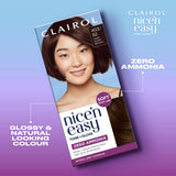 Clairol Nice'N Easy Tone+Gloss dark warm brown semi permanent hair dye (British brand)