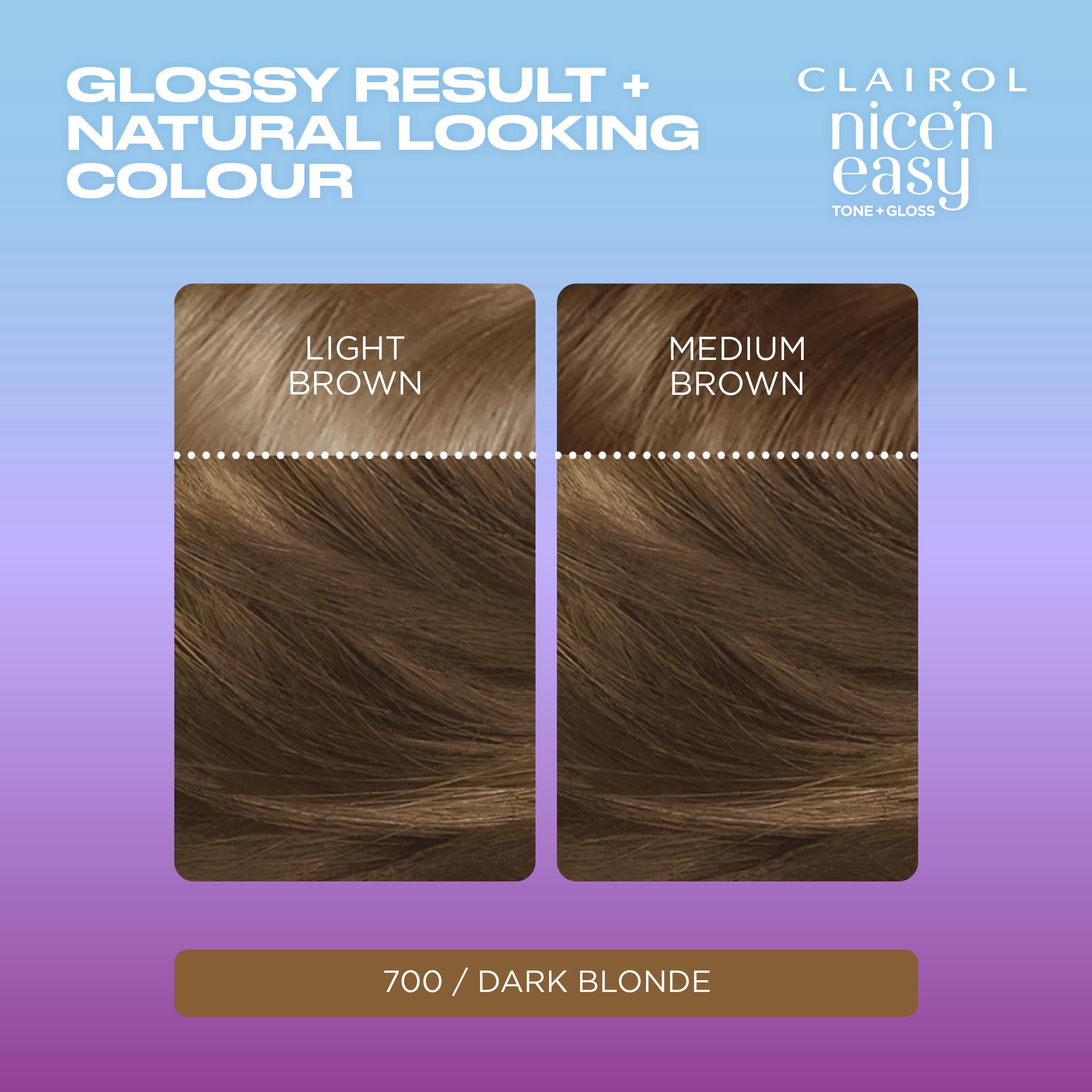 Clairol Nice'N Easy Tone+Gloss Dark Blonde semi permanent hair dye, UK version