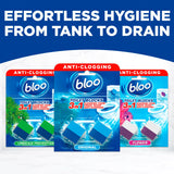 Bloo in-cistern toilet block Original Blue 2x50g - British product
