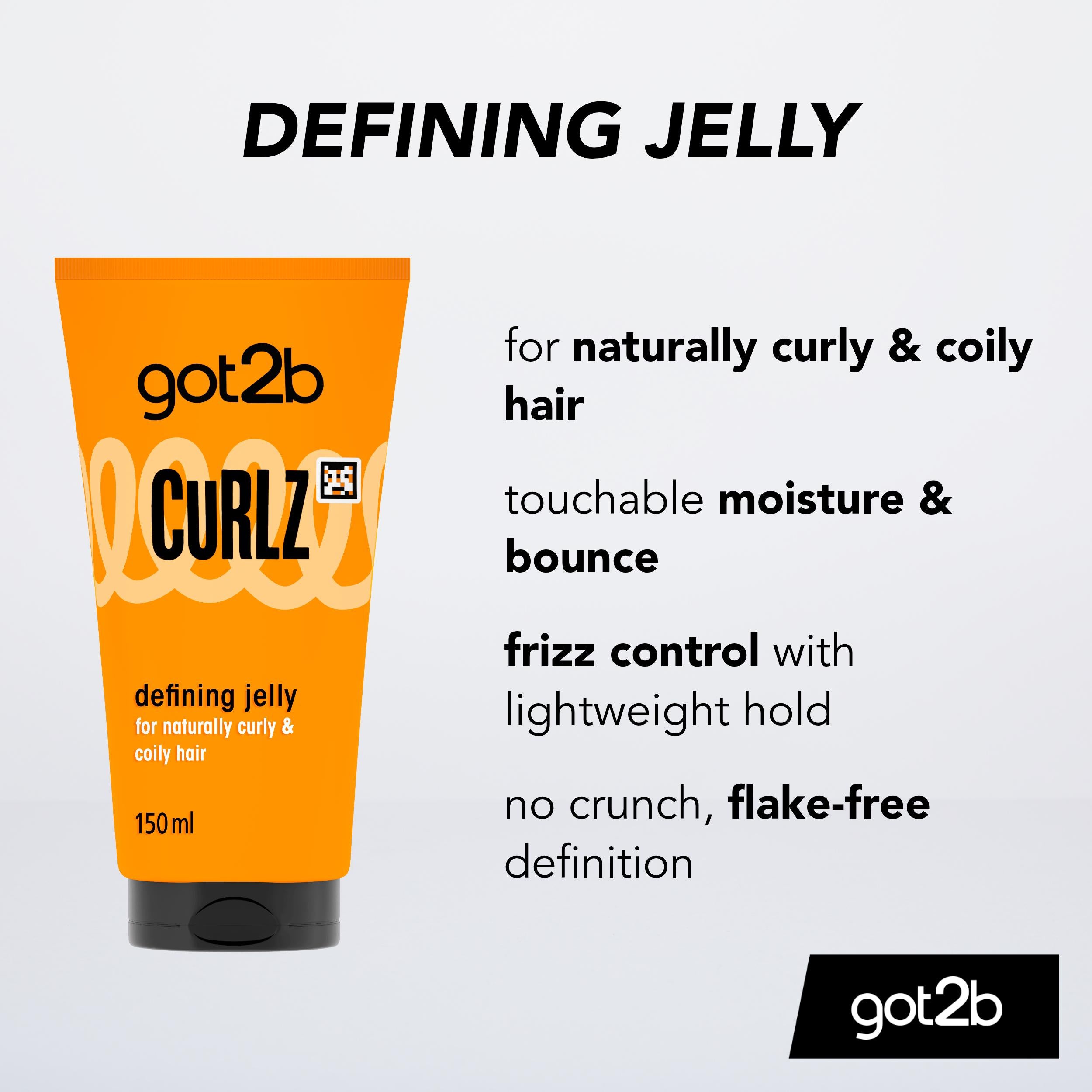 Schwarzkopf Got2b Curlz defining jelly 150ml - British product