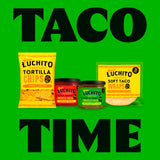 Gran Luchito soft taco wraps wheat tortillas 300g, imported from the UK