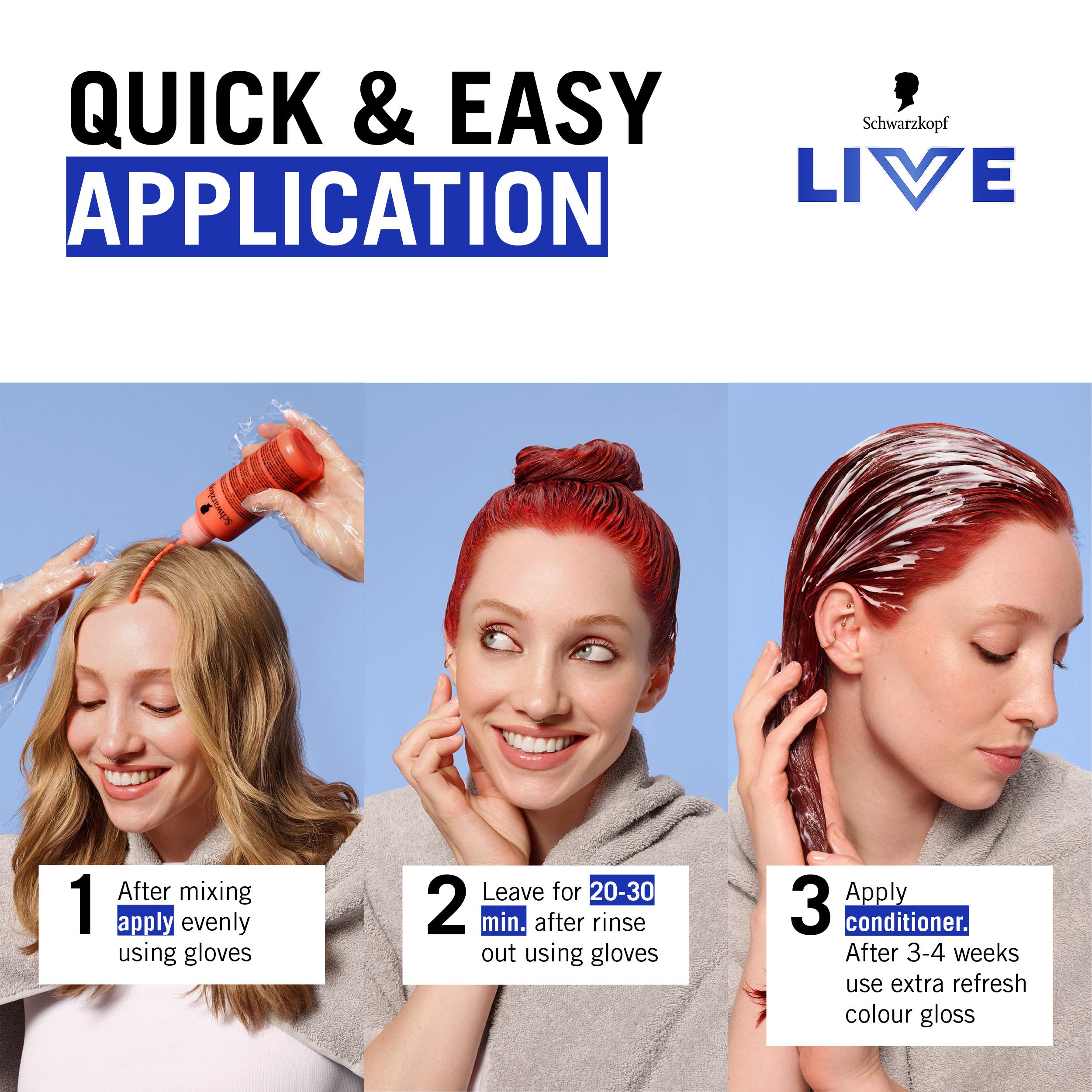 Schwarzkopf Real Red permanent hair dye kit, imported from the UK