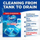 Bloo in-cistern toilet block Original Blue 2x50g - British product