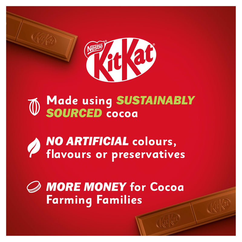 KitKat chocolate bar multipack chunky peanut butter 4x34g (British brand)