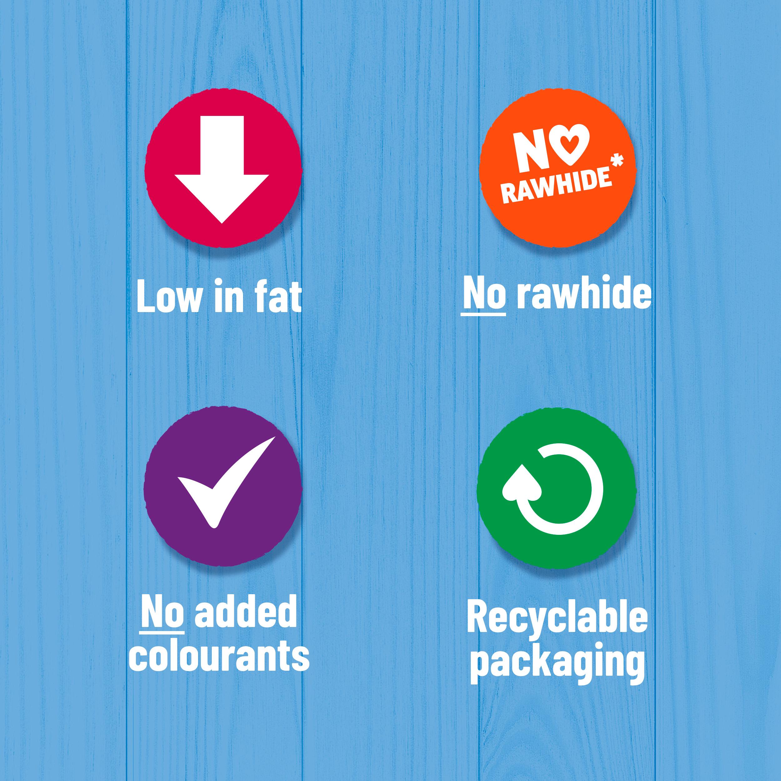 Bakers Sizzlers bacon dog treats 90g - British product