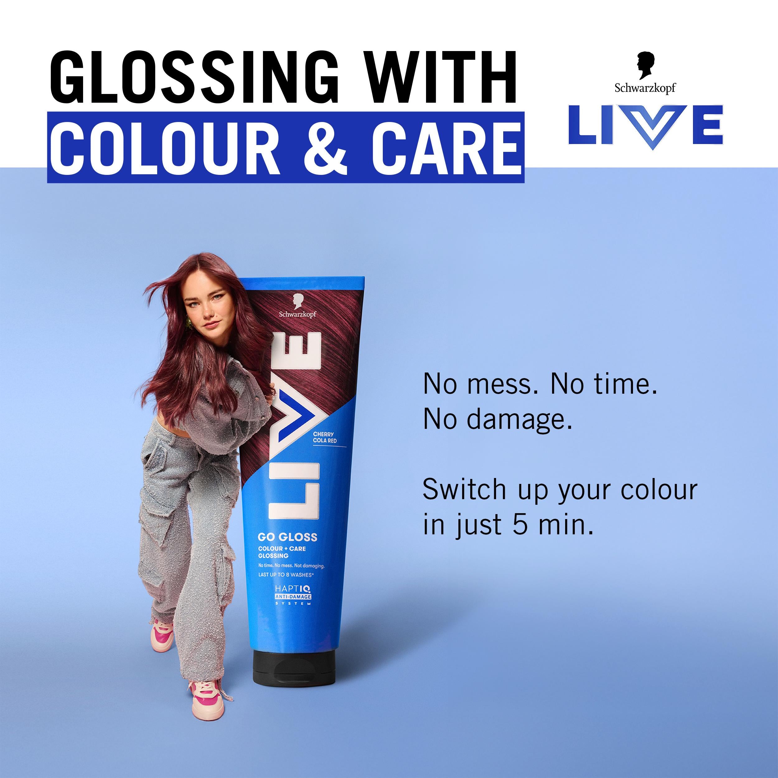 Schwarzkopf Cherry Cola Red hair gloss 150 ml - British product