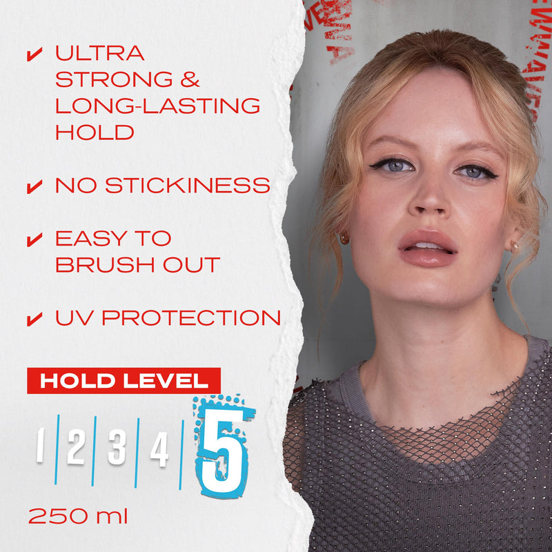 Wella hairspray ultra strong power hold 250ml, imported from the UK