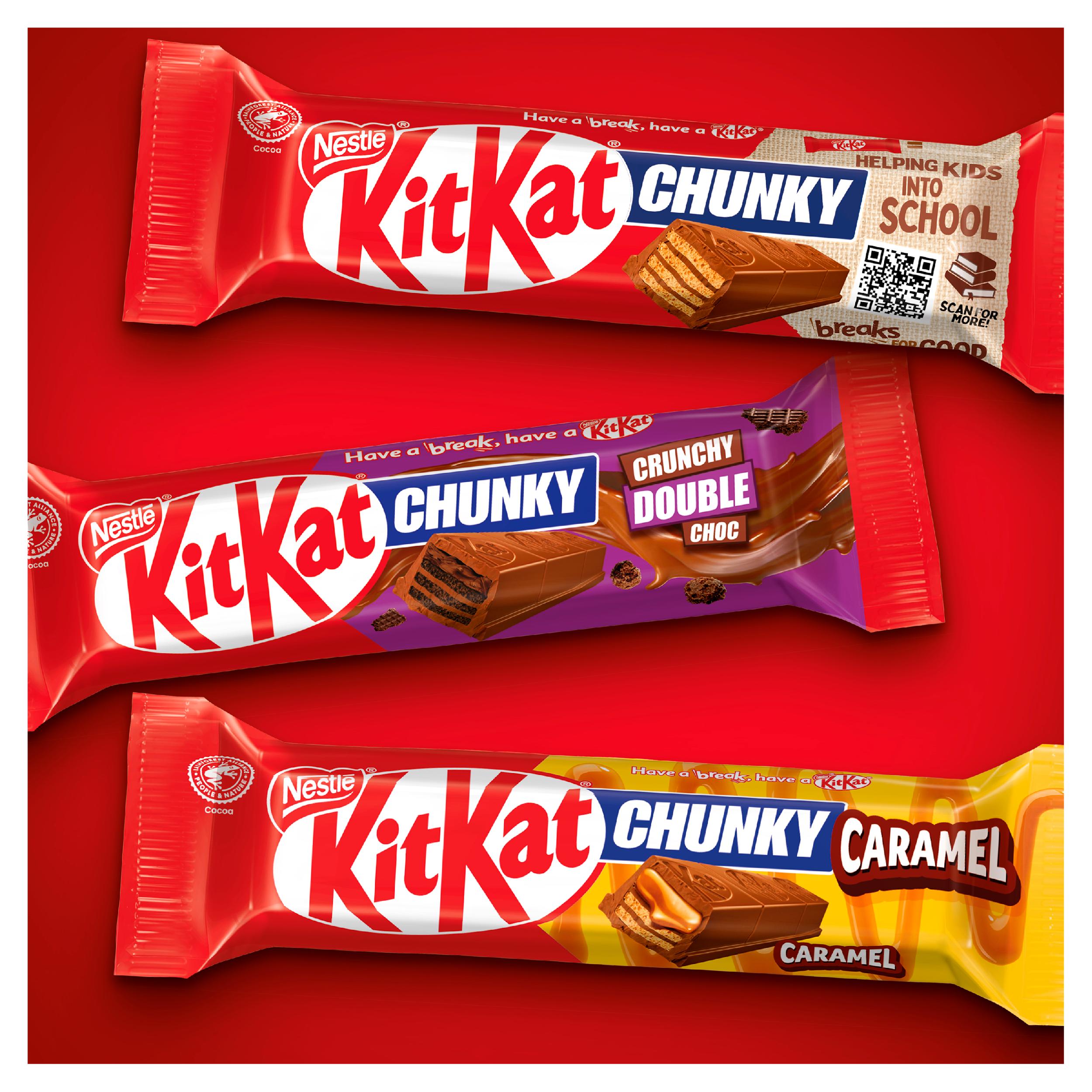 KitKat Chunky Peanut Butter milk chocolate bar 42g, imported from the UK