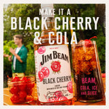 Jim Beam Black Cherry Liqueur 70cl, imported from the UK