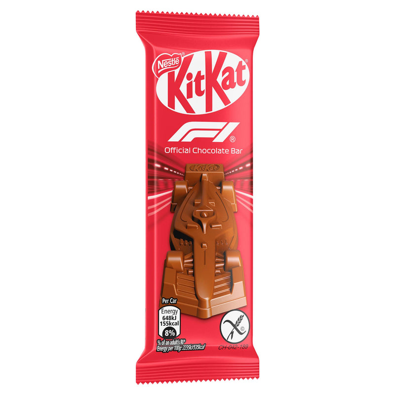 KitKat F1 car figure chocolate bar 29g, UK version