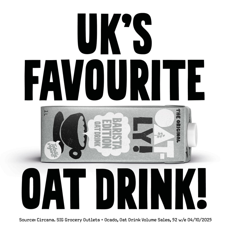 Oatly oat drink Barista Edition 1L - British product