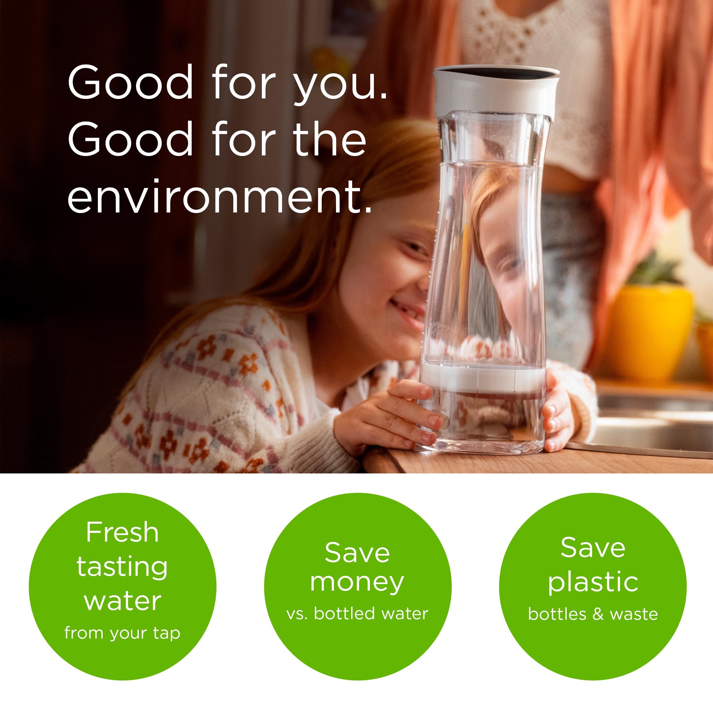 Brita 1.3L Water Filter Carafe White - British product