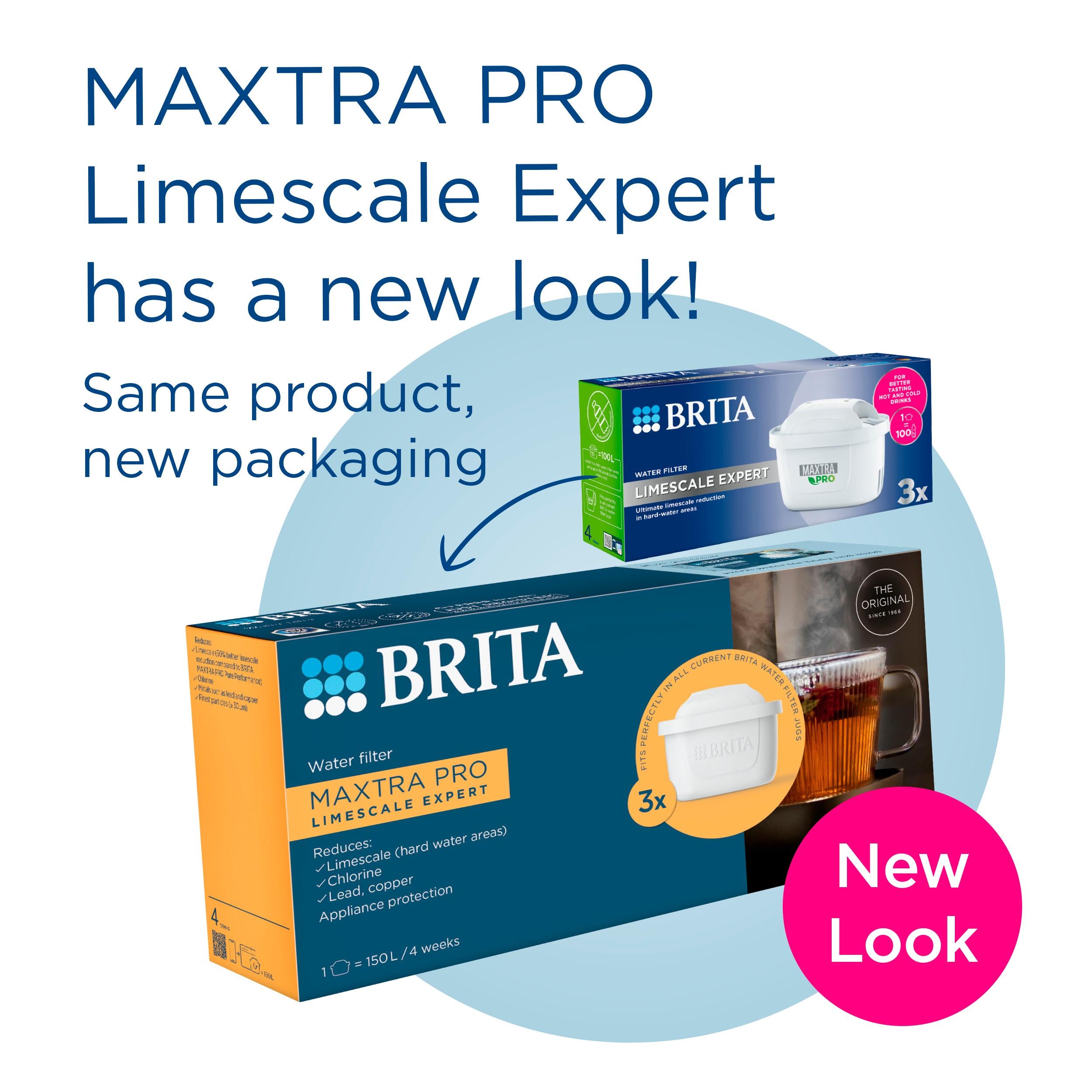 BRITA Maxtra Pro water filter cartridges 3 pack - British product