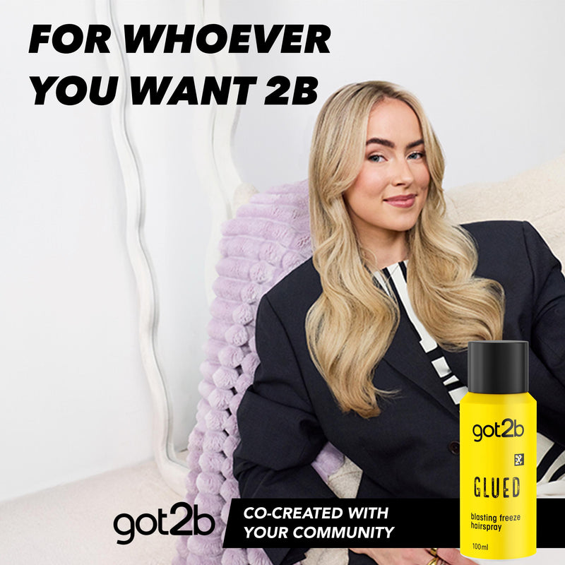 got2b Glued Blasting Freeze hairspray 100ml - British product