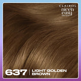Clairol Nice'N Easy semi permanent hair dye Light Golden Brown, imported from the UK