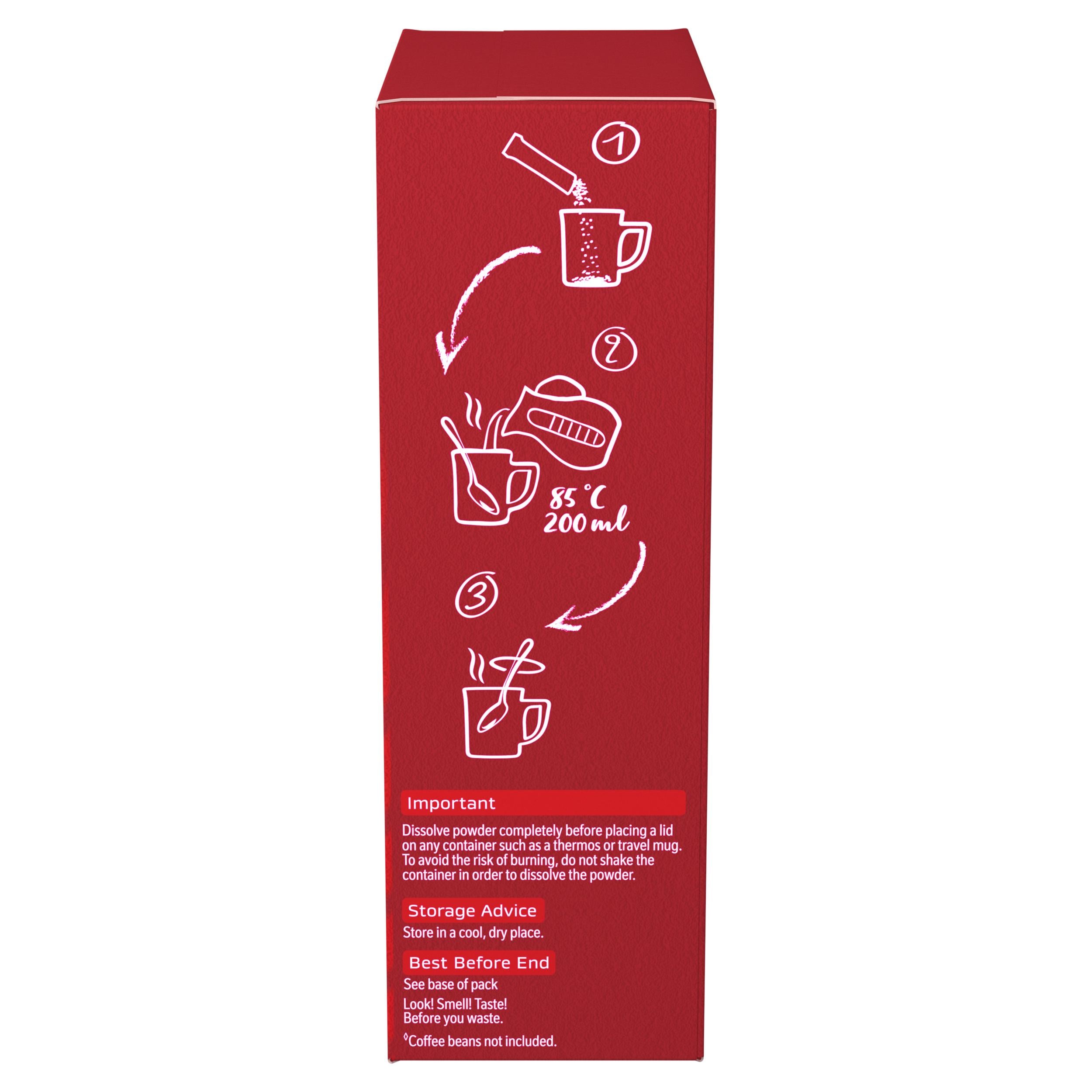 Nescafe Original 3 in 1 instant coffee sachets 8x16g, UK version