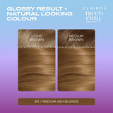 Clairol Nice'N Easy Tone+Gloss Medium Ash Blonde hair dye, imported from the UK