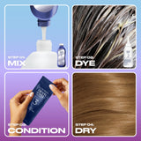 Clairol Nice'N Easy Tone+Gloss Medium Ash Blonde hair dye, imported from the UK