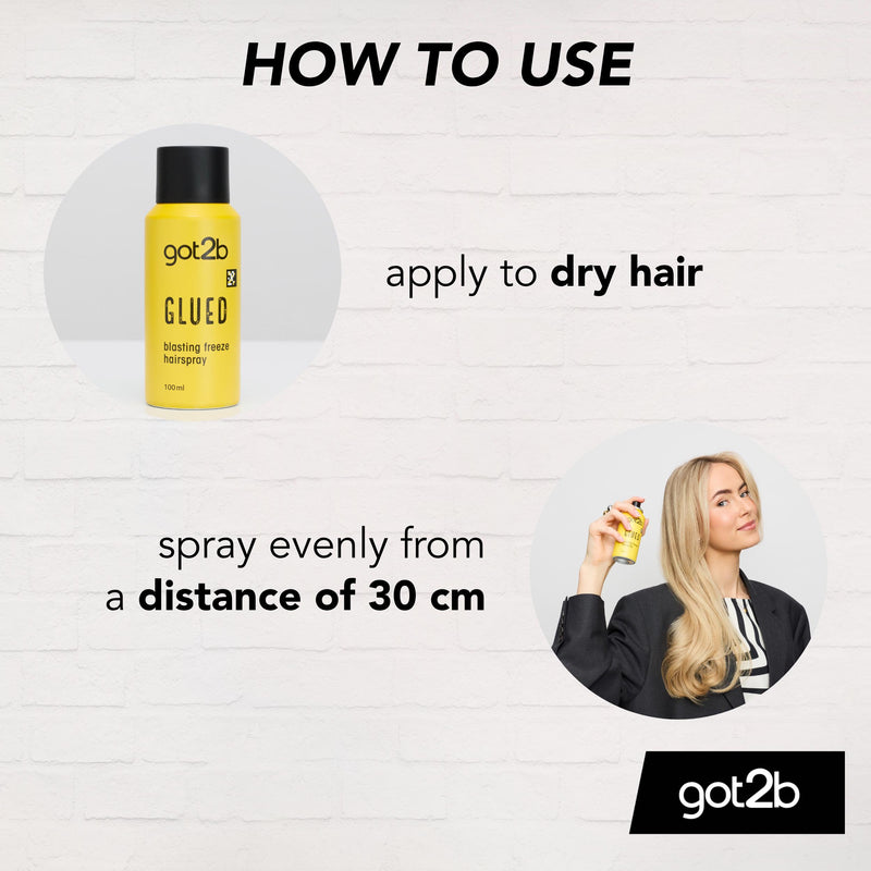 got2b Glued Blasting Freeze hairspray 100ml - British product