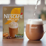 Nescafe vanilla latte instant coffee sachets 7-pack (British brand)