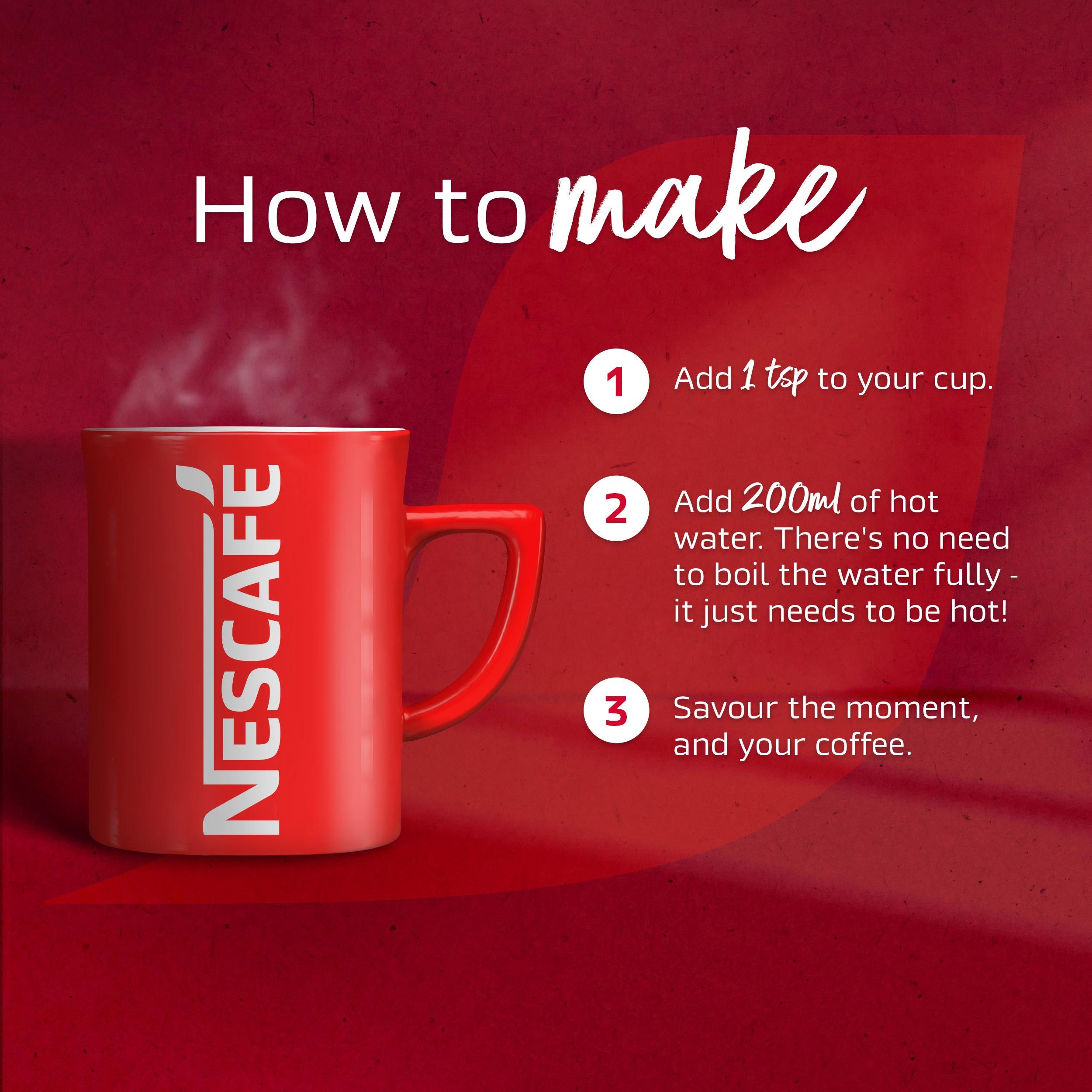 Nescafé Original instant coffee 100g, imported from the UK