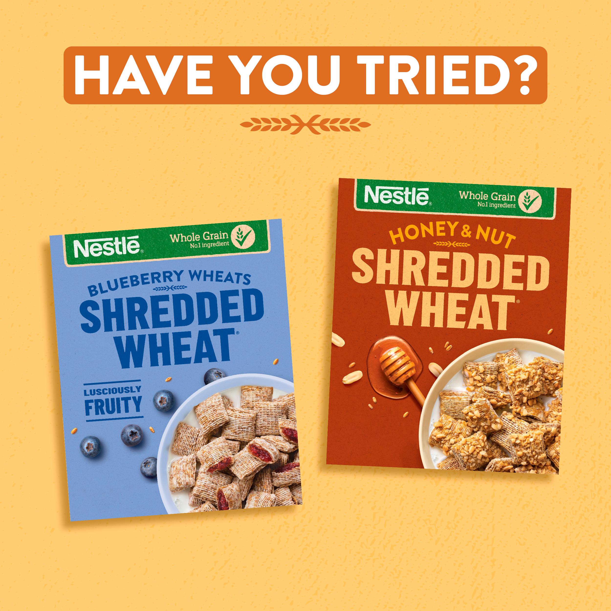 Nestle Shredded Wheat Bitesize Apricot Wheats cereal 450g, UK version